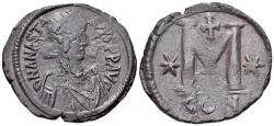 Ancient Coins - Anastasius I (491-518). Æ 40 Nummi - Follis. Constantinople, 498-518.