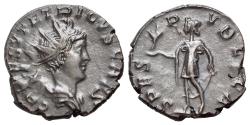 Ancient Coins - Tetricus II (Romano-Gallic Emperor, AD 273-274). Æ Antoninianus. R/ SPES NICE !!