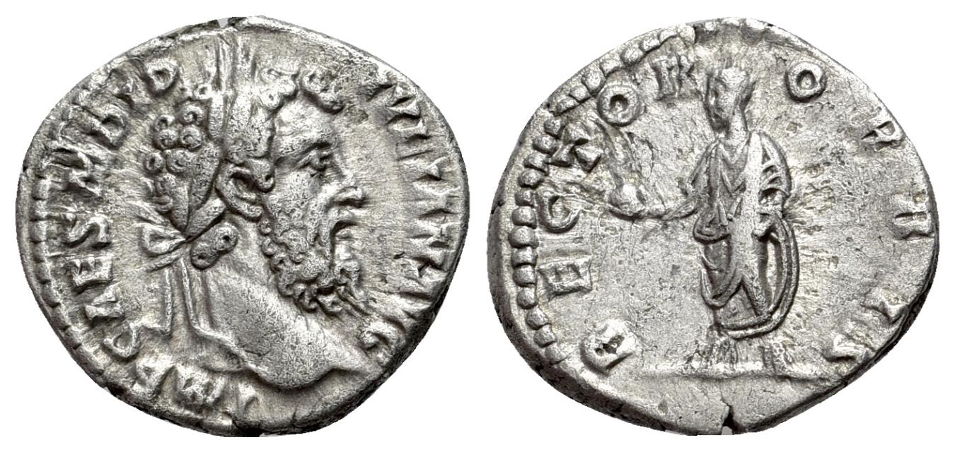 Didius Julianus AR Denarius. Rome, AD 193. R/ RECTOR ORBIS, emperor ...