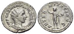 Ancient Coins - Gordian III (AD 238-244). AR Antoninianus. Rome mint. R/ SOL