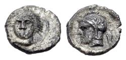 Ancient Coins - Cilicia.Tarsos.Pharnabazos (Persian military commander, 380-374/3 BC). AR Hemiobol SCARCE