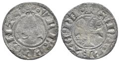 World Coins - Italy, Papal States, Avignone. Urbano V (1362-1370). BI Denaro. Mitra. R/ Cross; crossed keys
