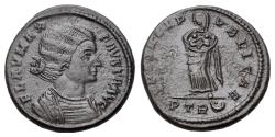 Ancient Coins - Fausta (Augusta, AD 324-326). Æ Follis. Treveri (Trier) mint, 1st officina. Struck under Constantine I, AD 326.