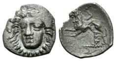 Ancient Coins - ITALY. Campania , Phistelia (circa 325-275) AR Obol R/ LION