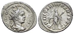 Ancient Coins - Valerian II (Caesar, AD 256-258). AR Antoninianus. Antioch mint. R/ PRINCIPI IVVENTVTIS
