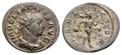 Ancient Coins - Tacitus (275-276). Radiate / Antoninianus - Lugdunum - R/ Mars