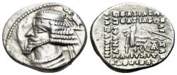 Ancient Coins - KINGS of PARTHIA. Phraates IV. Circa 38/7-2 BC. AR Drachm. Ekbatana mint. R/ Archer (Arsakes I)