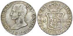 World Coins - Spain, Joseph Napoleon (1808-1814). AR 4 Reales 1810 AI, Madrid