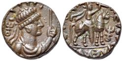 Ancient Coins - INDO-SKYTHIANS. Azes. Circa AD 80-100. Æ Tetradrachm Extremely Fine
