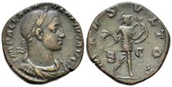Ancient Coins - Severus Alexander (AD 222-235). Æ Sestertius R/ MARS