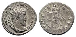 Ancient Coins - Postumus (260-269). AR Antoninianus - R/ Victory