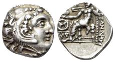 Ancient Coins - KINGS OF MACEDON. Alexander III 'the Great', 336-323 BC. AR Drachm. Chios mint, circa 290-275 BC.