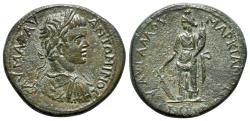 Ancient Coins - Caracalla (198-217). Moesia Inferior, Marcianopolis. Æ - R/ Tyche