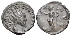 Ancient Coins - Tetricus I (Romano-Gallic Emperor, AD 271-274). Radiate / Antoninianus. Treveri, 272-3. R/ PAX