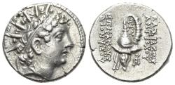 Ancient Coins - Seleukid Kings. Antiochos VI Dionysos (144-142 BC). AR Drachm. Antioch on the Orontes mint.