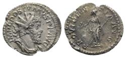 Ancient Coins - Postumus (260-269). AR Antoninianus - Treveri - R/ Providentia