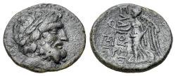 Ancient Coins - Cilicia, Elaioussa Sebaste, c. 1st century BC. Æ 20,5mm R/ NIKE