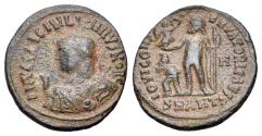 Ancient Coins - Licinius II (Caesar, 317-324). AE Follis. Antioch. R/ Jupiter