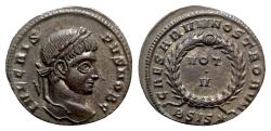 Ancient Coins - Crispus (Caesar, 316-326). Æ Follis - Siscia