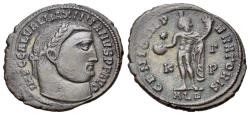 Ancient Coins - Galerius (AD 305-311). Æ Follis. Alexandria, A.D. 308-310. R/ GENIO