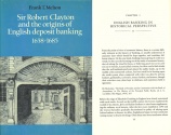 Ancient Coins - Sir Robert Clayton and the Origins of English Deposit Banking 1658-1685 by Frank T. Melton
