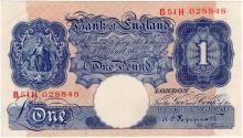 World Coins - England 1948 1 Pound P363c UNC