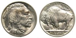 Ancient Coins - United States 1915 5 Cents Indian Head Buffalo Nickel Philadelphia Mint BU Brilliant Uncirculated Worth Grading