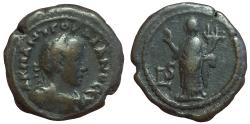 Ancient Coins - Roman Egypt, Alexandria, Gordian III, 238-244 CE, Potin Tetradrachm (24 mm, 12.23 g., 12h) aVF