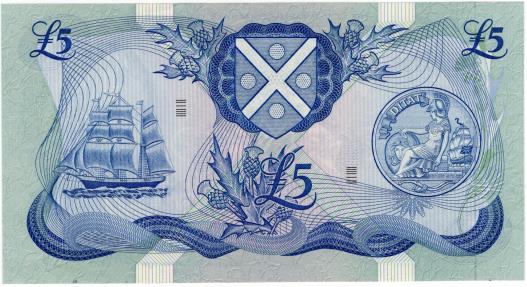 World Coins - Scotland 1978 5 Pounds P112c UNC