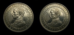 World Coins - Denmark 1906 2 Kroner, Death of Christian IX and Accession of Frederick VIII KM-803 AU