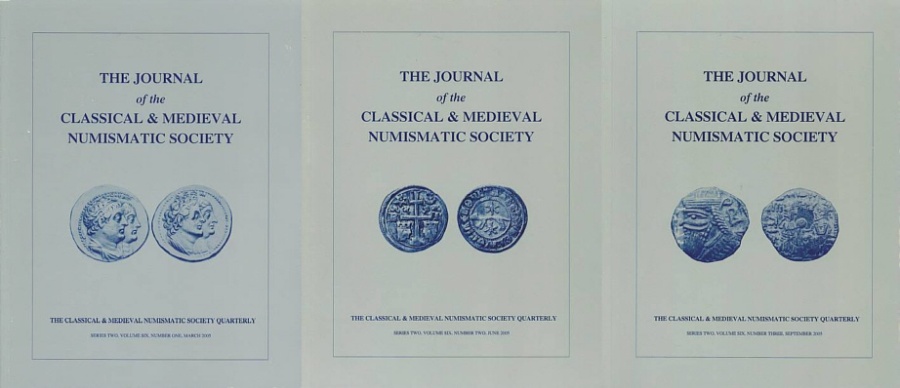 Ancient Coins - The Journal of the Classical & Medieval Numismatic Society, Toronto - Last Year of Issue March, June & September 2005 - Series Two, Volume Six, Number 1, 2 & 3
