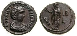 Ancient Coins - Egypt, Alexandria, Salonina, wife of Gallienus Potin Tetradrachm (24mm, 7.97, 12h) Year 12 circa 264-265 EF Elpis