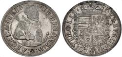 World Coins - AUSTRIA, Holy Roman Empire. Archduchy of Austria. Ferdinand II. Archduke, 1564-1595. AR Taler (40mm, 28.38 g, 12h). Hall mint VF/EF