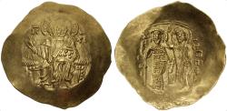 Ancient Coins - John III Ducas (Vatatzes). Emperor of Nicaea, 1222-1254. AV Hyperpyron Nomisma (29mm, 4.24 g, 6h). Magnesia mint. Struck circa 1232-1254 EF Ex CNG