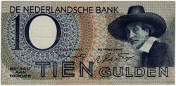 World Coins - Netherlands 1944 10 Gulden P51 VP