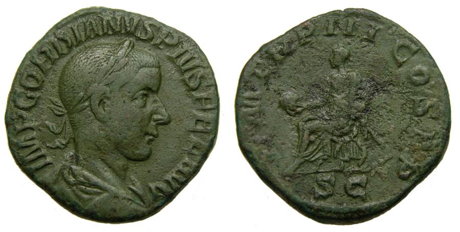 Gordian III, A.D. 238-244, Æ Sestertius (29 mm, 16.84 gm., 12h