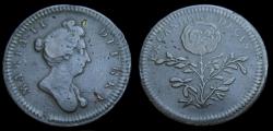 Ancient Coins - Great Britain c. 1689 William & Mary AE Medal by Roettier Ex. Candore Decus Mi 93 (AR) Good VF