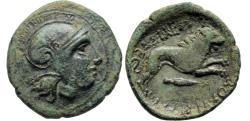 Ancient Coins - KINGS OF THRACE, Macedonian, Lysimachos 305-281 BC, Æ Unit (20 mm, 3.62 g, 6h) Uncertain mint in Thrace, possibly Lysimacheia Good VF