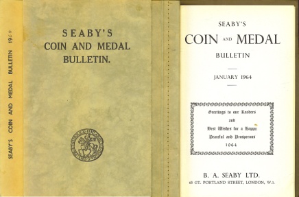 Ancient Coins - Seaby Coin and Medal Bulletin - Lot of 11 Issues from 1964 - January to December (September/October is one issue) - Complete Year