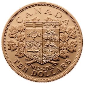 CANADA 1912 - 2002 Commemorative $5 and $10 Gold Coin Set Royal