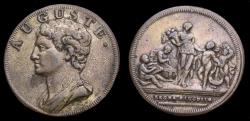 Ancient Coins - France Augustus Portrait Jeton AE.31