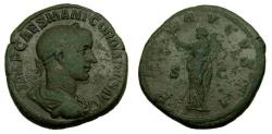 Ancient Coins - Gordian III, A.D. 238-244, Æ Sestertius (31 mm, 18.16 gm., 11h), Rome mint, A.D. 238 VF George His Collection
