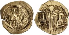 Ancient Coins - Andronicus II Palaeologus, with Michael IX. 1282-1328. AV Hyperpyron Nomisma (24mm, 4.02 g, 6h). Class IIb. Constantinople mint. Struck circa 1303-1320 (and later) Good VF Ex CNG