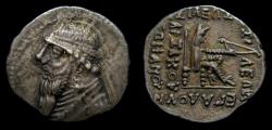 Ancient Coins - KINGS of PARTHIA, Mithradates II, 121-91 B.C., AR Drachm (19 mm, 4.14 gm, 12h), Rhagai mint, Struck circa 109-96/5 B.C. VF