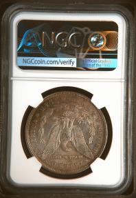 US Coins - 1889 $1 United States Morgan Dollar MS 63 NGC Graded with Toning