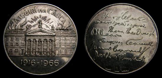 Ireland 1916 Easter Rising Commemorative Medal Signatories-Gold 