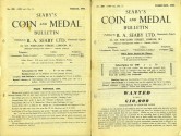 Ancient Coins - Seaby Coin and Medal Bulletin - Lot of 2 Issues from 1949 - February & March - The Coinage of Roman Britain by Askew