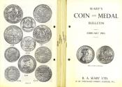 Ancient Coins - Seaby Coin and Medal Bulletin - Lot of 12 Issues from 1963 - January to December - Complete Year