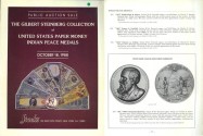 World Coins - Stack's - October 18, 1988 - The Gilbert Steinberg Collection of United States Paper Money, Indian Peace Medals - Rare Type Set of Unitated States Banknotes