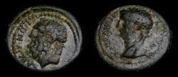 Ancient Coins - LYDIA, Sardes, Claudius, 41-54 A.D. Æ Assarion (16 mm, 3.64 gm., 6h) Good VF